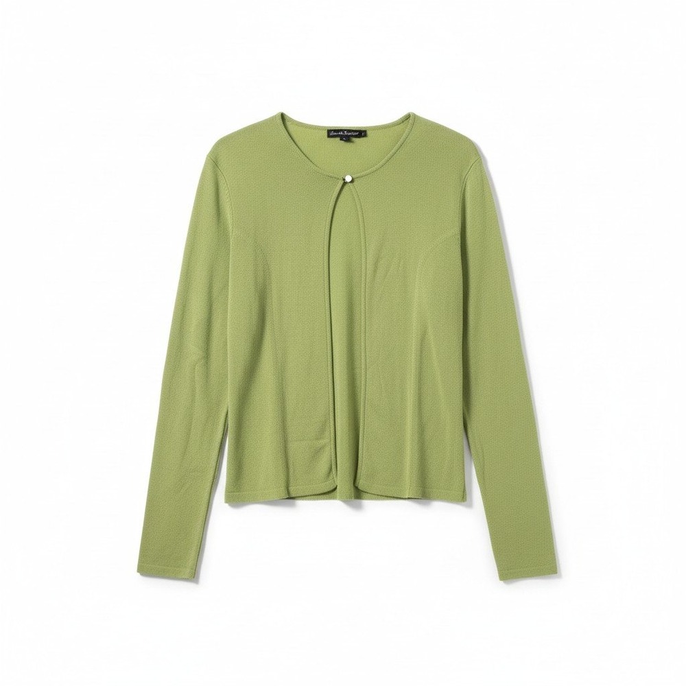 Alexandra Bartlett Sage Green Cardigan, Hook‎ Eye Closure, Women's  Small